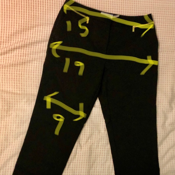 Calvin Klein Office Trouser Black Pants sz 6 - Picture 10 of 11